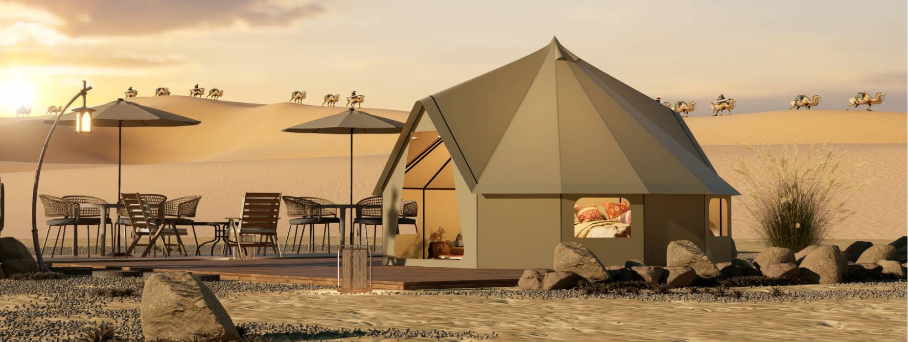 科尔沁右翼前旗露营酒店帐篷产品